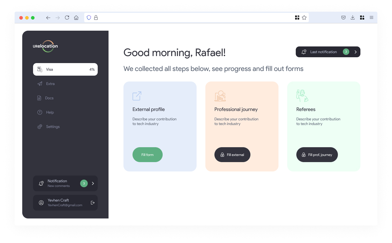 Al-based platform for a winning case